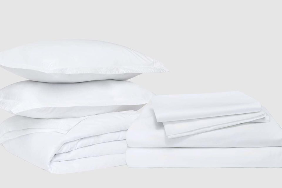 Duvet Organic Cotton Percale bundle Set white Cornucopia Living 1 1 copy