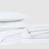 Duvet Supima Cotton Sateen Set white Cornucopia Living 1 1