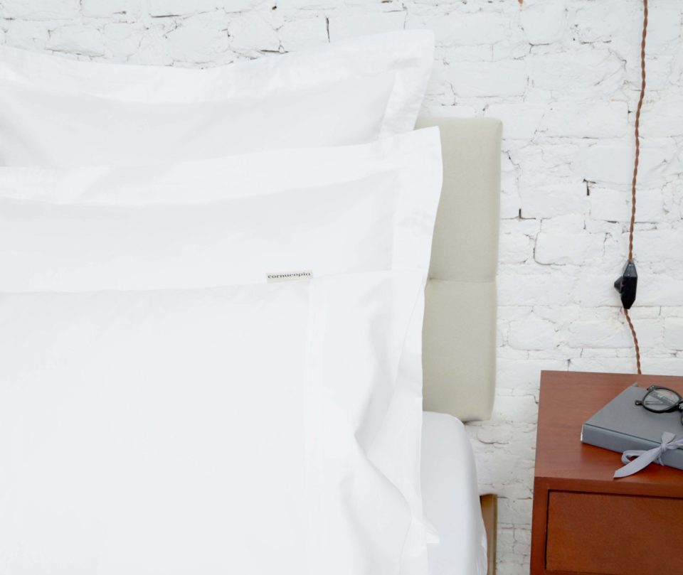Supima cotton sateen duvet and sheet set bundle white
