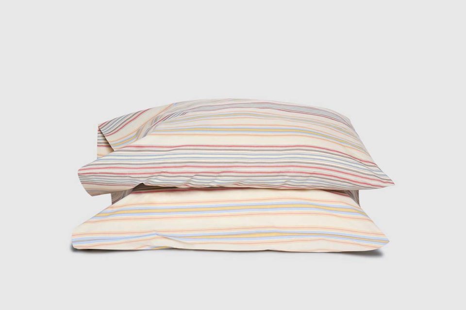 Organic Cotton Percale Pillow Case Set Cornucopia Living 1