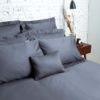 Supima Cotton Sateen Duvet Slate Gray Cornucopia Living 1 1